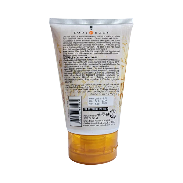 BNB Rice Face Scrub