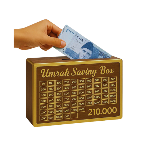Umrah Saving Box – Travel Collection Box